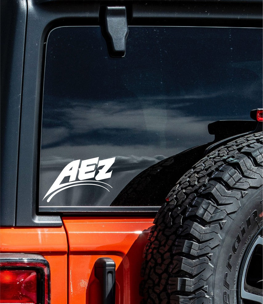 aez wheels decal, sticker, car decal sticker