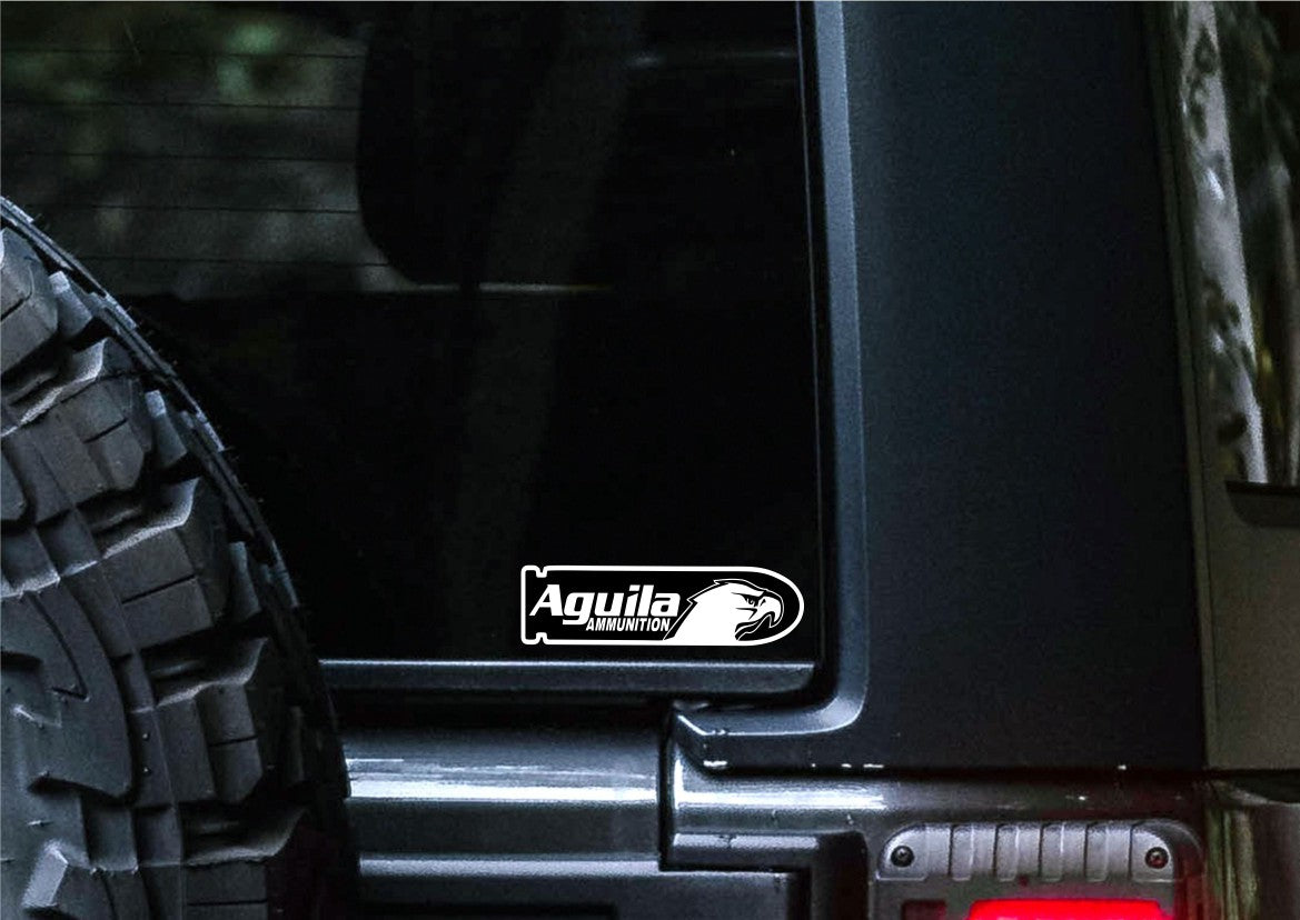 Aguila Ammunition firearm decal, car decal sticker