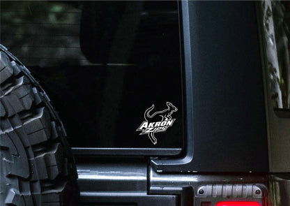 akron zips decal, car decal sticker, college football