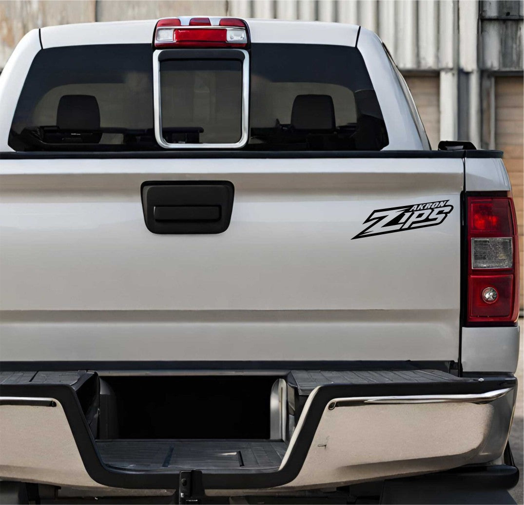 Akron Zips decal, sticker