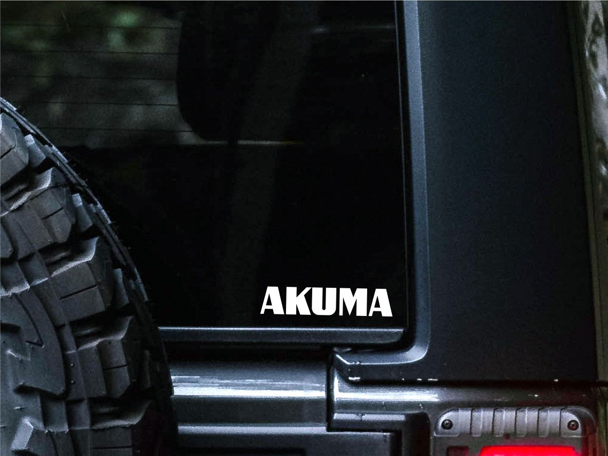 Akuma decal, sticker, performance car decal sticker