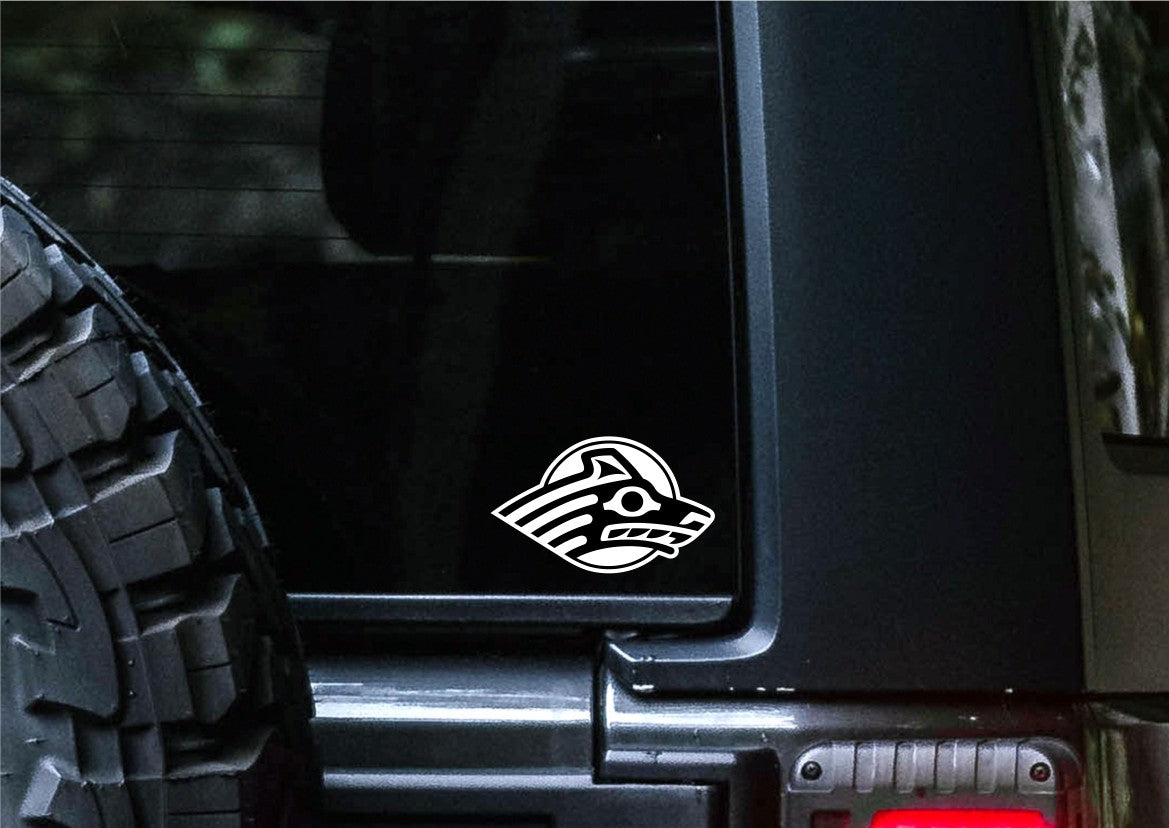 Alaska Seawolves decal, car decal sticker, college football