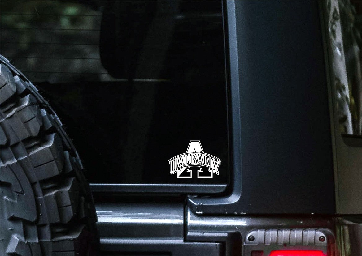 Albany Great Danes decal, car decal sticker, college football