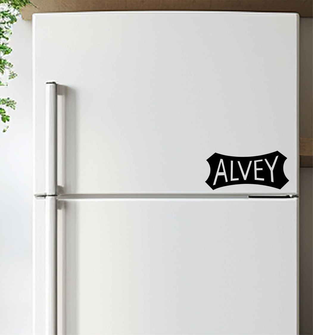 alvey decal, sticker, fishing hunting decal, car sticker