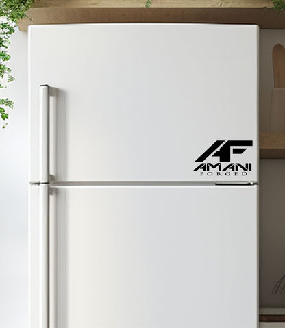 Amani Forged decal, sticker, performance car decal sticker