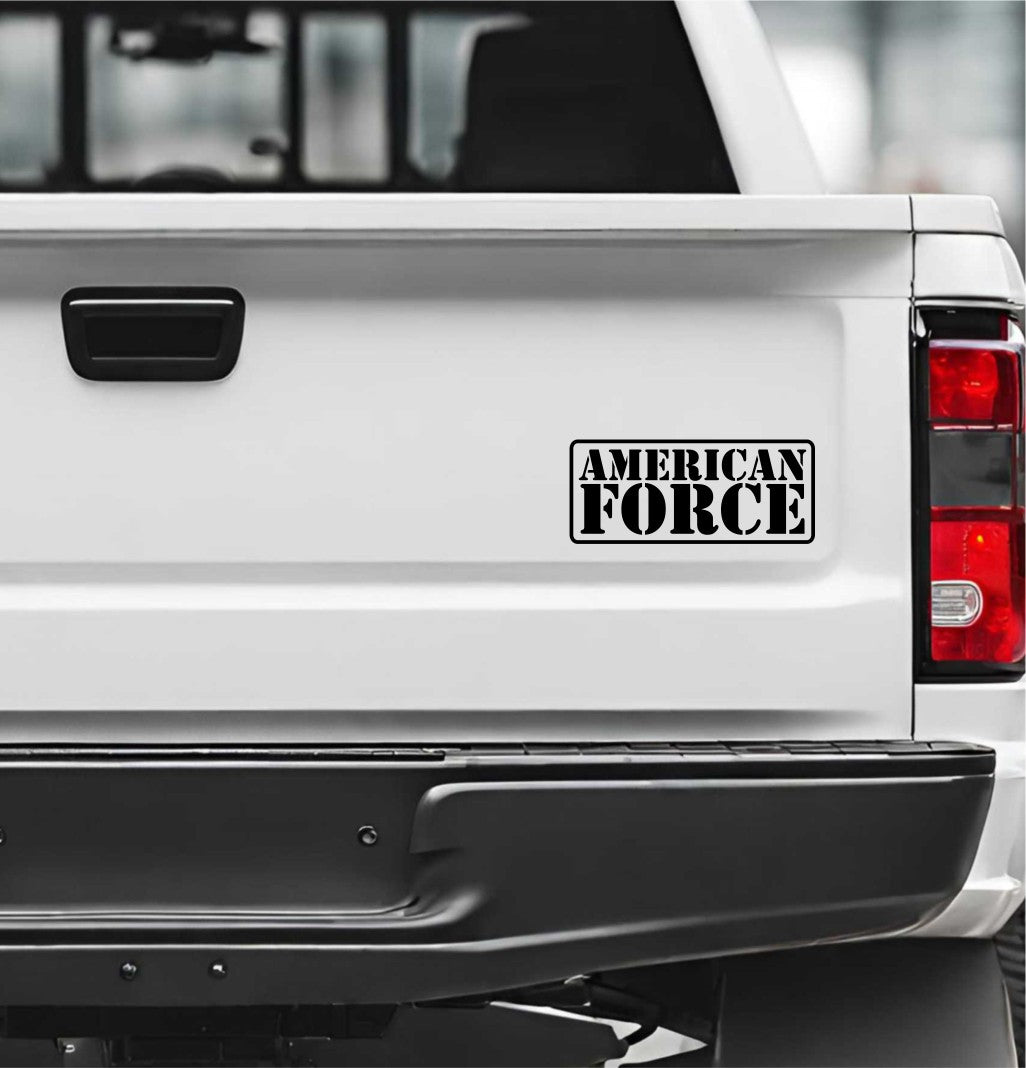 American Force Wheels decal, sticker, performance car decal sticker