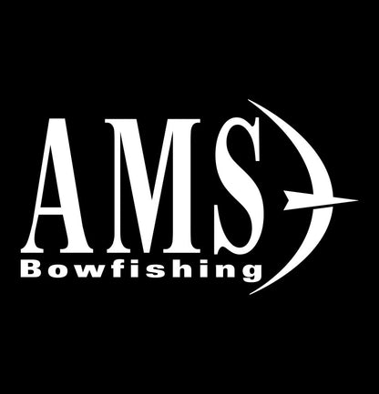 ams bowfishing decal, sticker, hunting fishing decal, car sticker