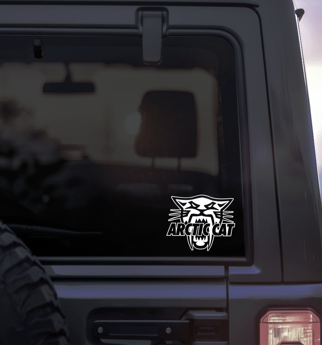 arctic cat decal, sticker, performance car decal, sticker b