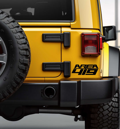 Area 419 decal, sticker, firearm decal