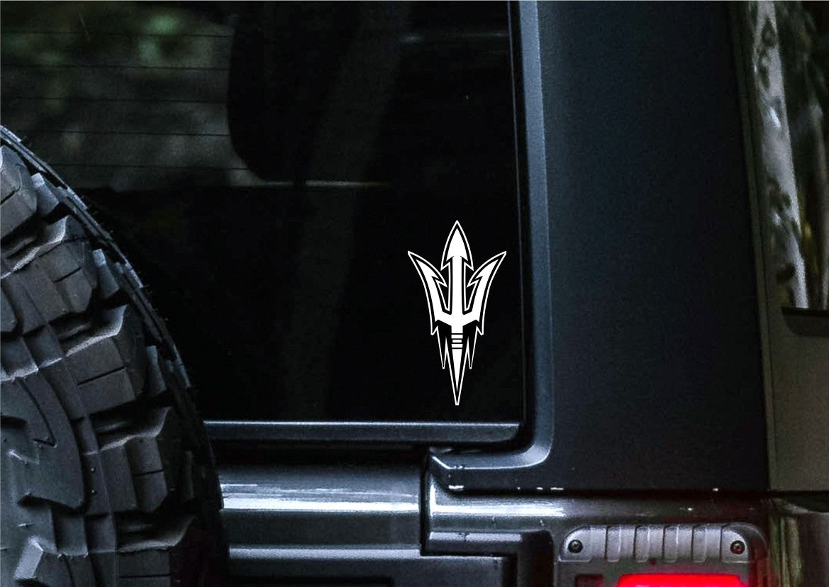 Arizona State Sun Devils decal, car decal sticker, college football