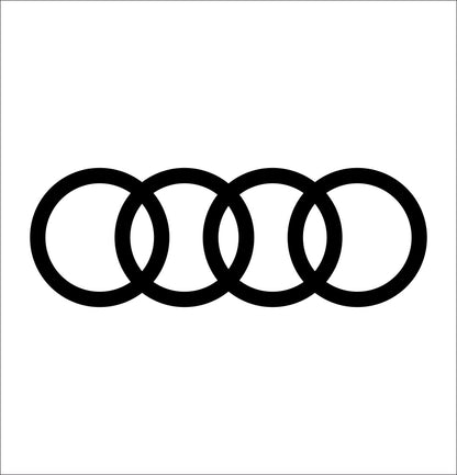Audi Rings Decal, sticker