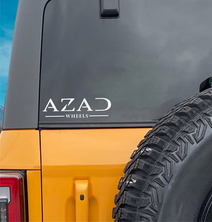 Azad Wheels decal