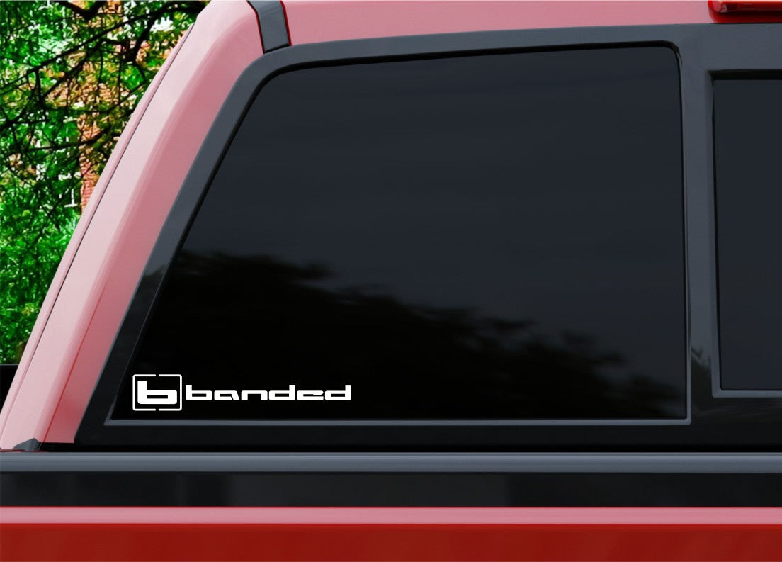 banded gear decal, sticker, hunting fishing decal, car sticker