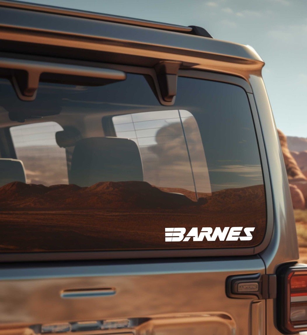 Barnes Bullets decal, sticker, car decal