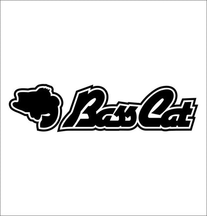 bass cat decal, sticker, fishing hunting decal, car sticker