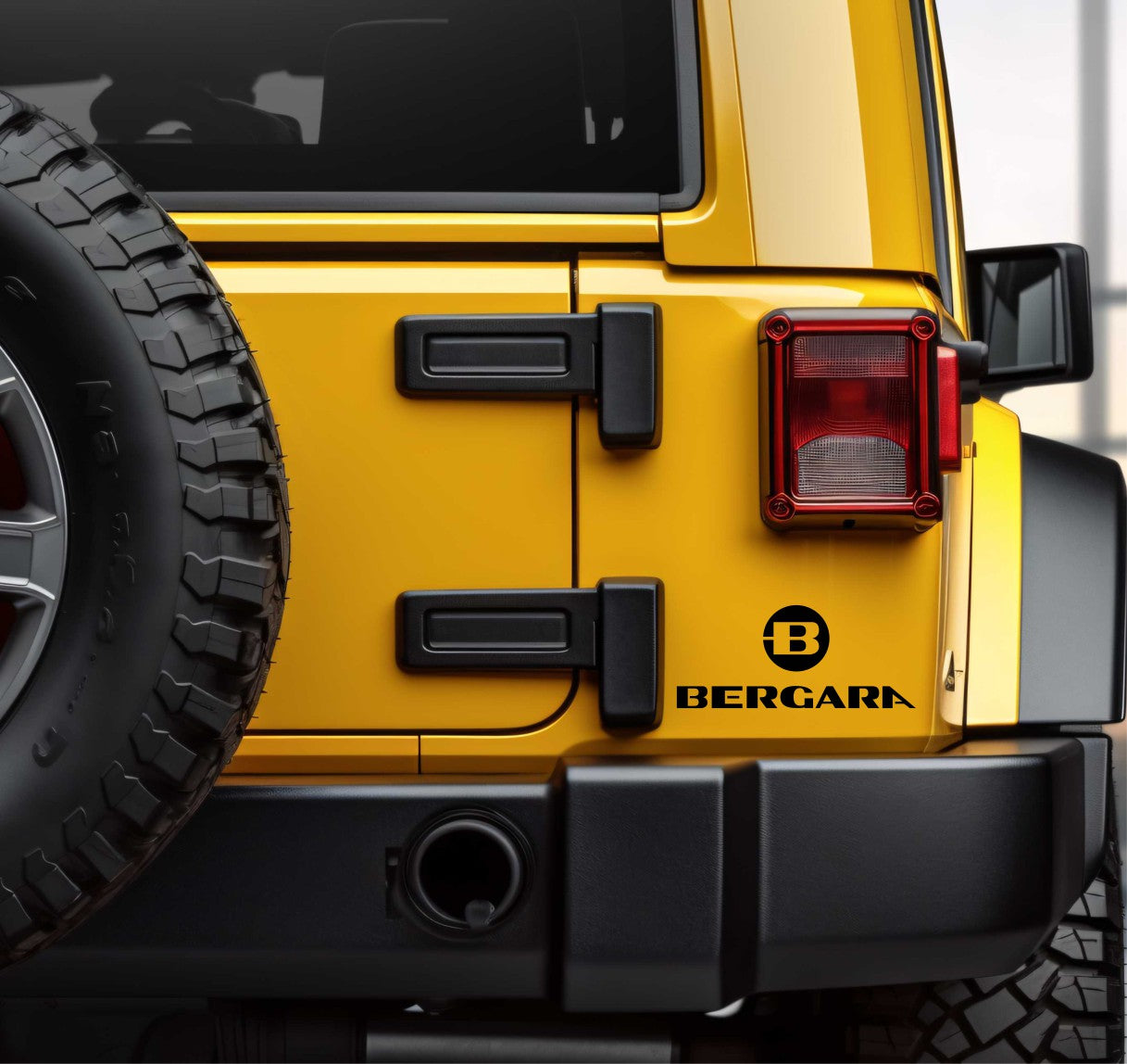 Bergara decal, firearms decal sticker