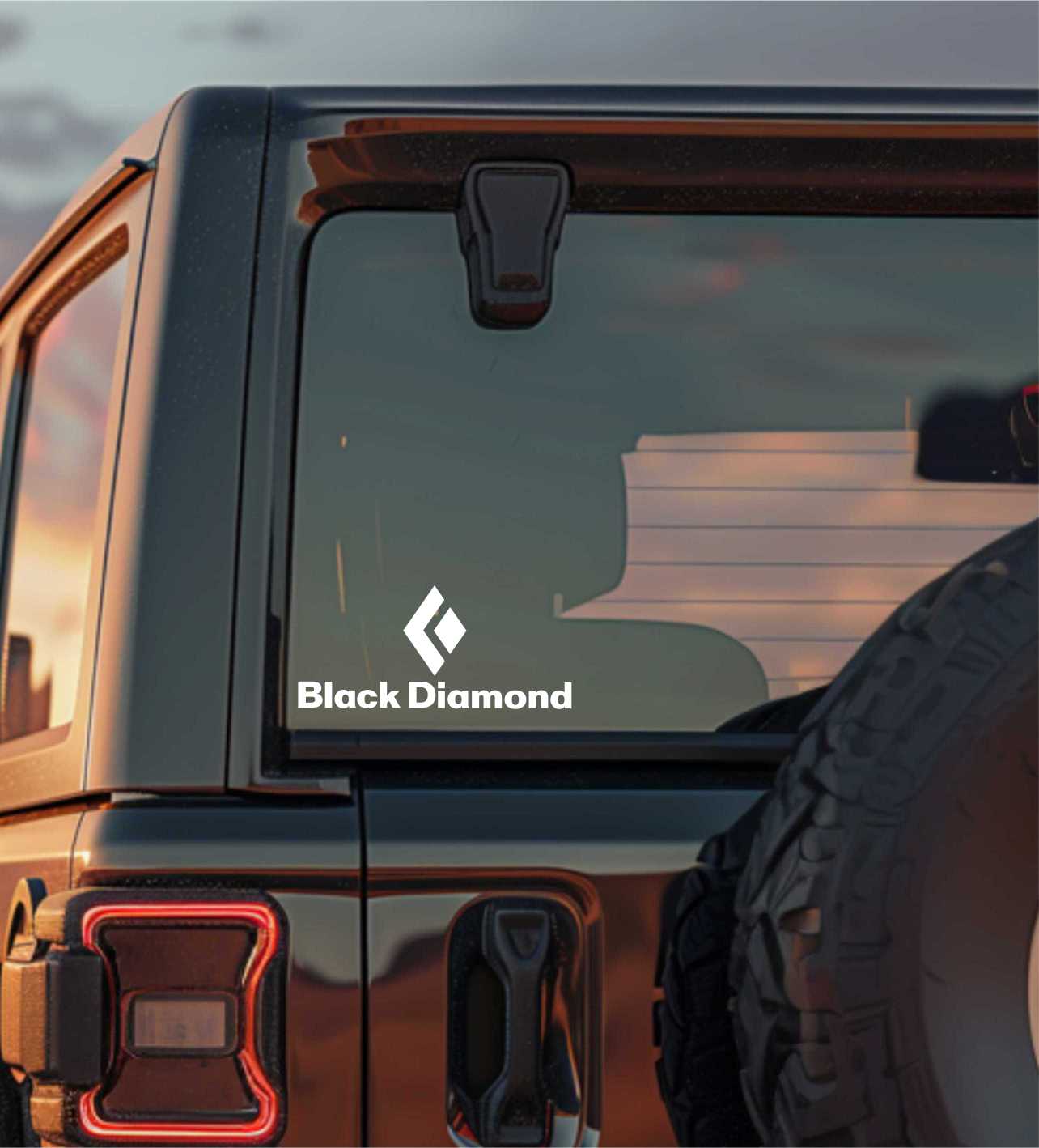 Black Diamond decal, sticker