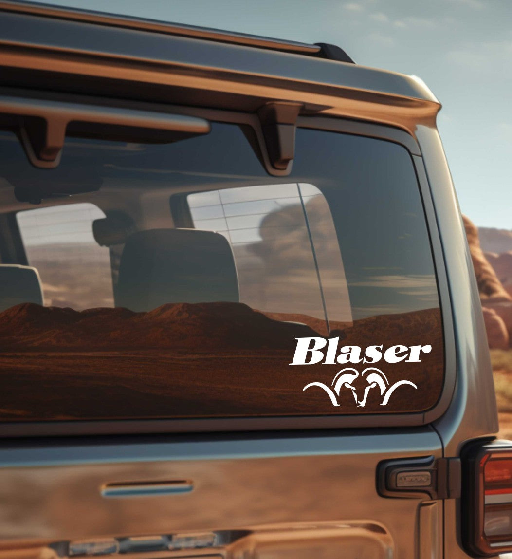 blaser decal, firearm decal, car decal sticker