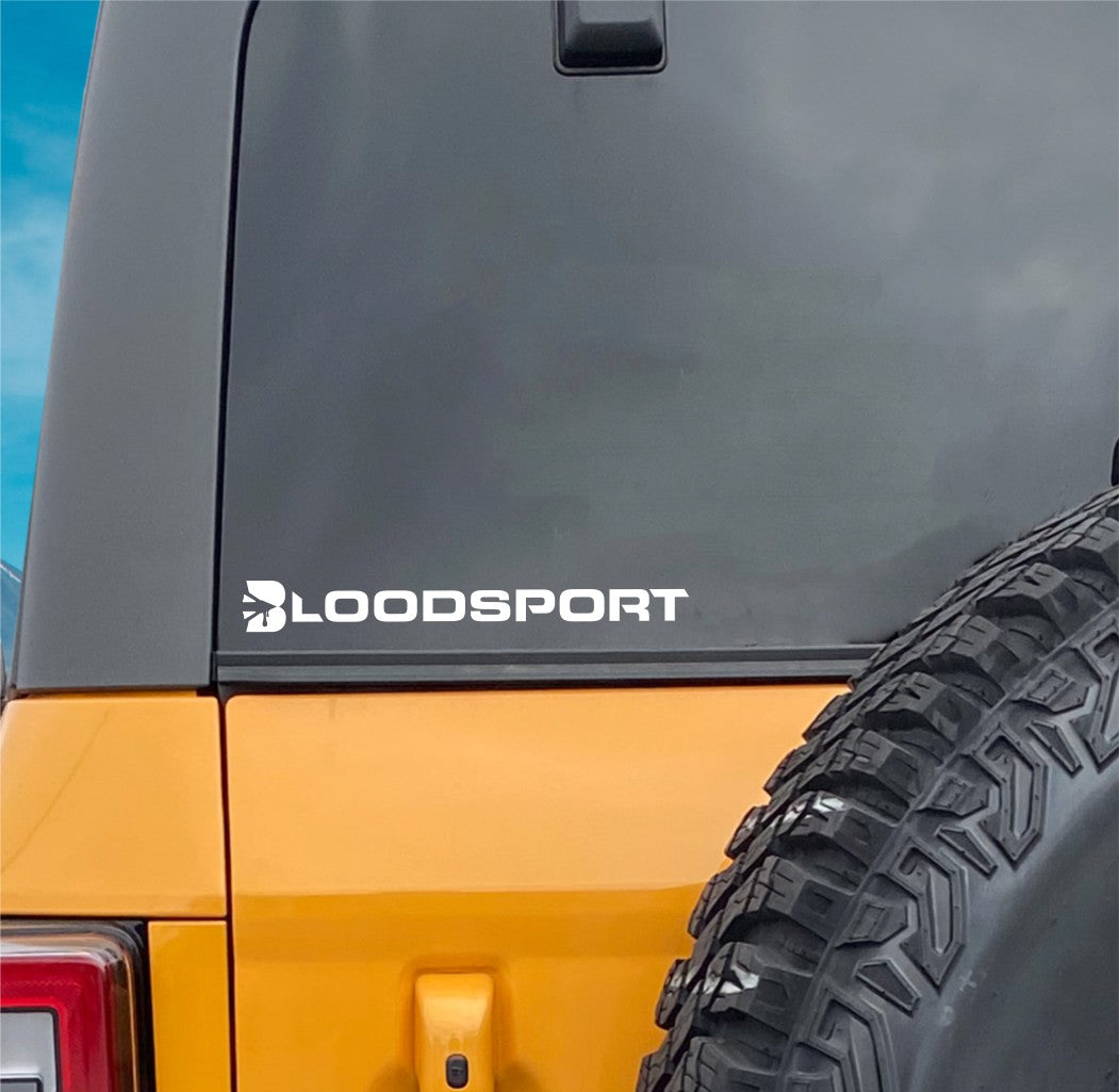 bloodsport archery decal, sticker, hunting fishing decal, car sticker