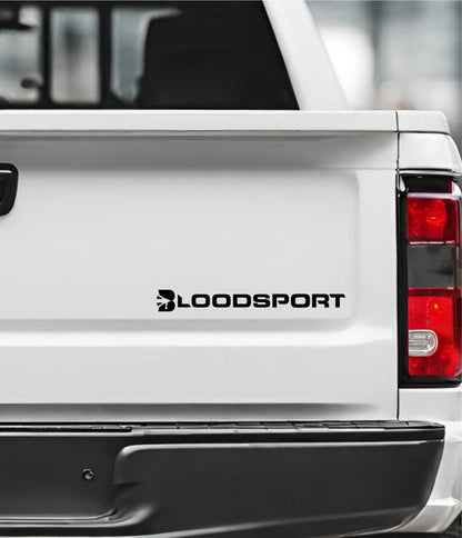 bloodsport archery decal, sticker, hunting fishing decal, car sticker