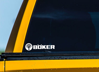 boker decal sticker, hunting fishing decal, car sticker