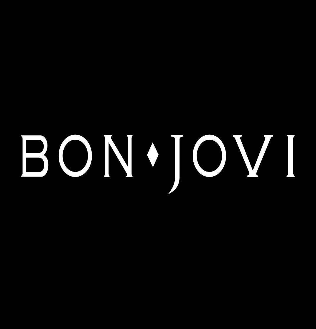 bon jovi band decal, sticker