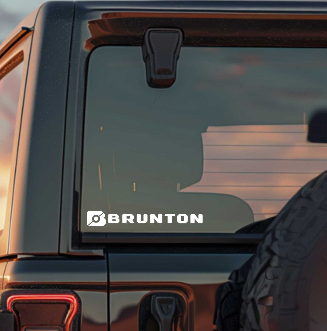 brunton decal, sticker, hunting fishing decal, car sticker