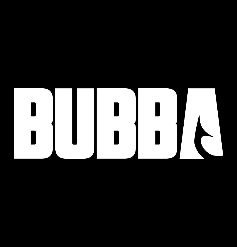 bubba blade decal, sticker, hunting fishing decal, car sticker