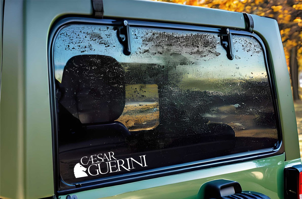 caesar guerini decal, firearm decal, car decal sticker