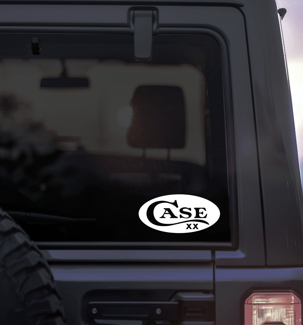 case knives decal, sticker, hunting fishing sticker, car decal