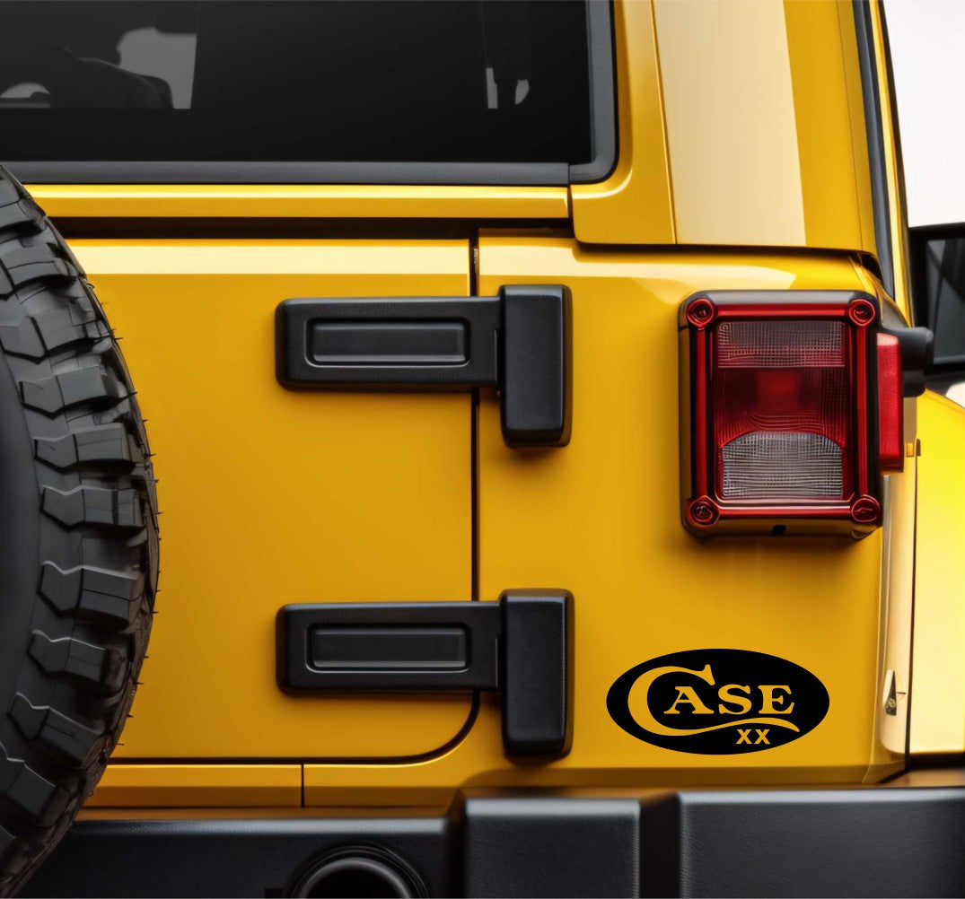 case knives decal, sticker, hunting fishing sticker, car decal