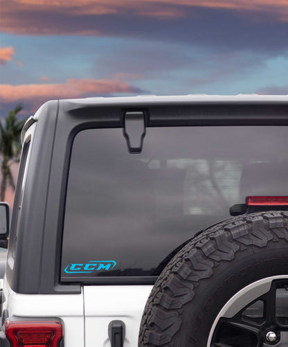 CCM  decal, sticker
