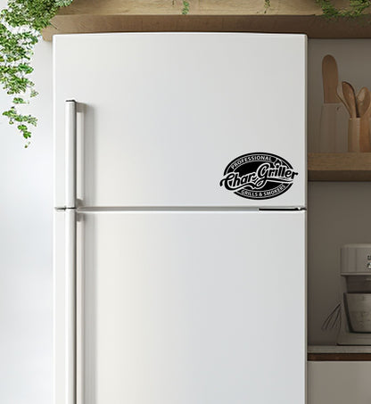 Char-Griller decal, barbecue decal  smoker decals, car decal