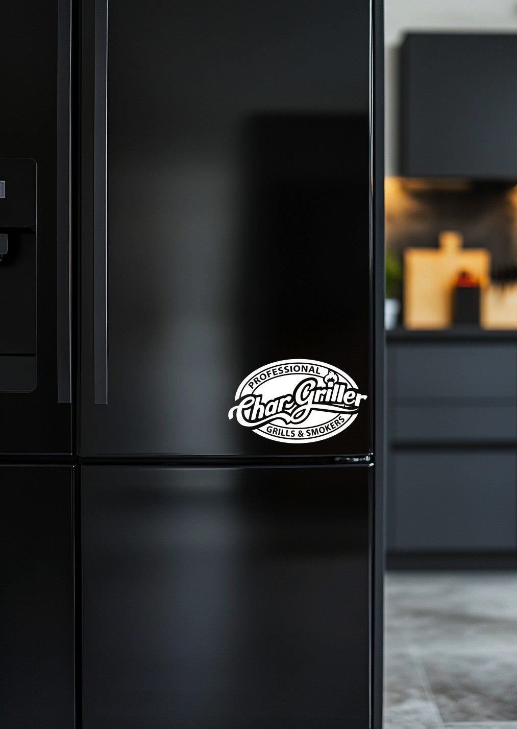 Char-Griller decal, barbecue decal  smoker decals, car decal