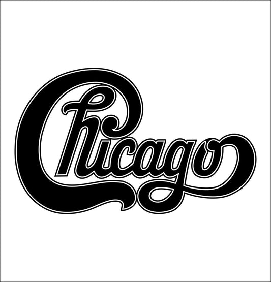 chicago band decal, sticker