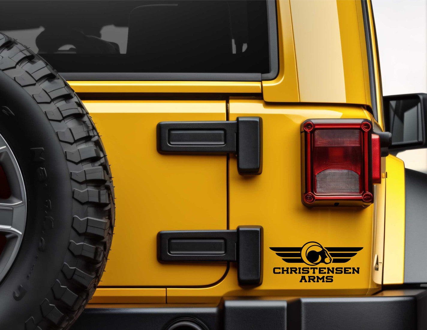 Christensen Arms decal, firearms decal sticker