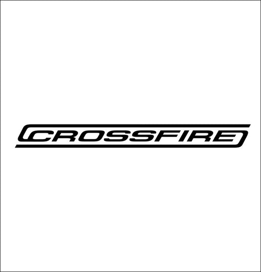Crossfire decal, sticker