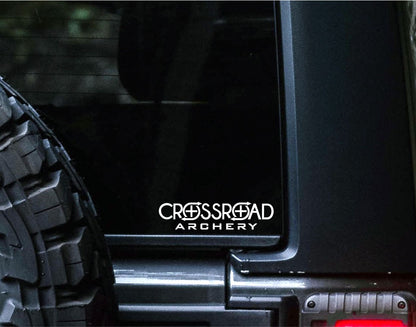 crossroad archery decal, sticker, hunting fishing decal, car sticker