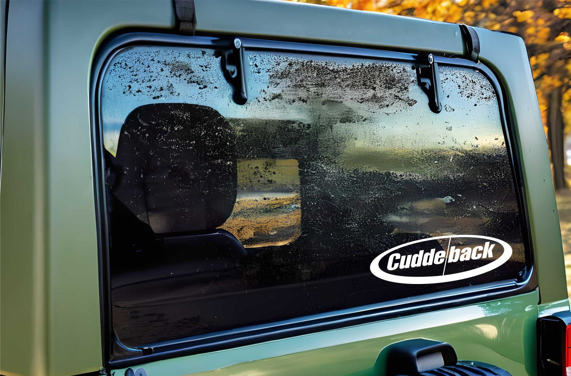 cuddeback decal, sticker, hunting fishing decal, car sticker