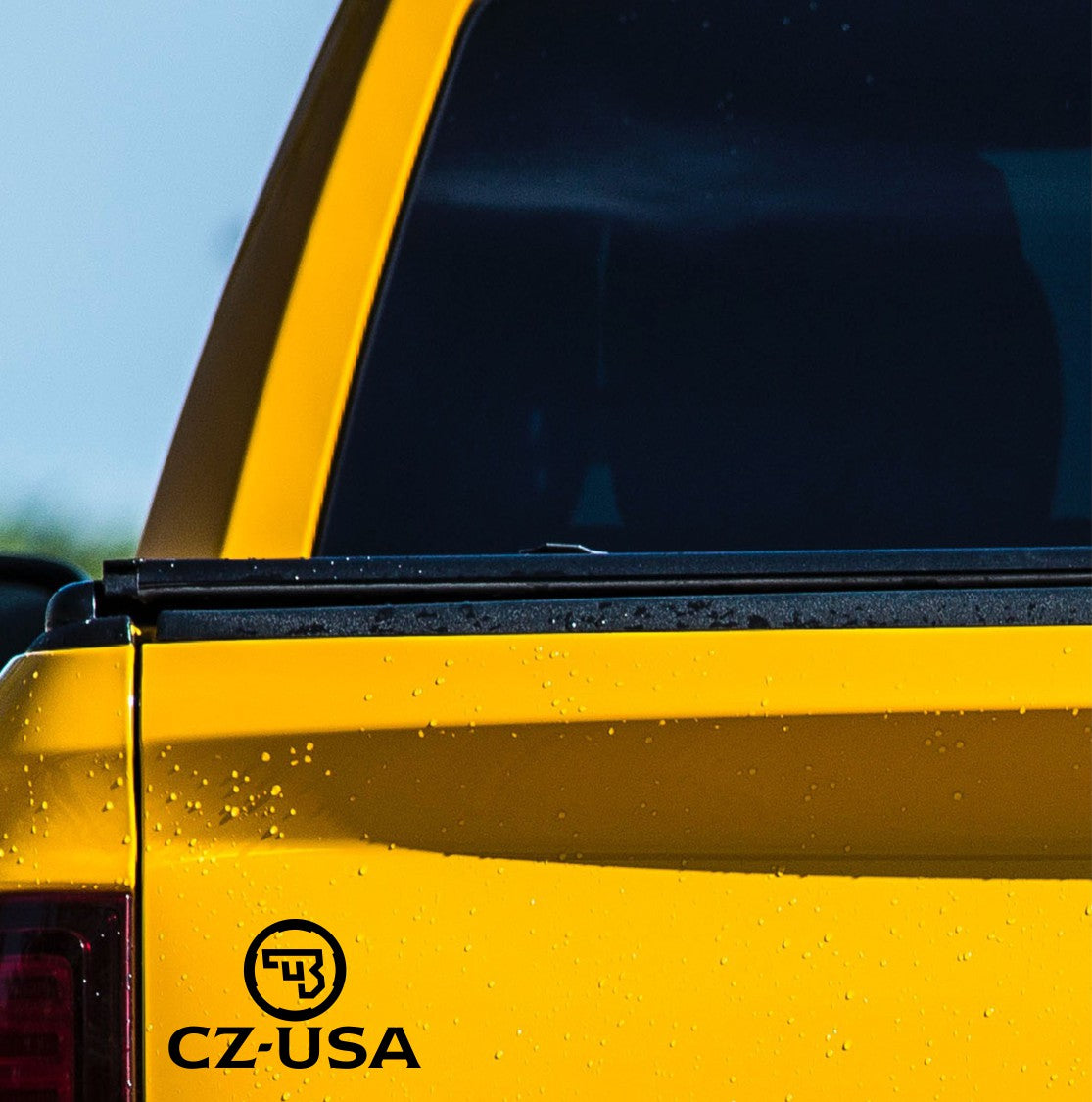 CZ USA decal, firearm decal, car decal sticker