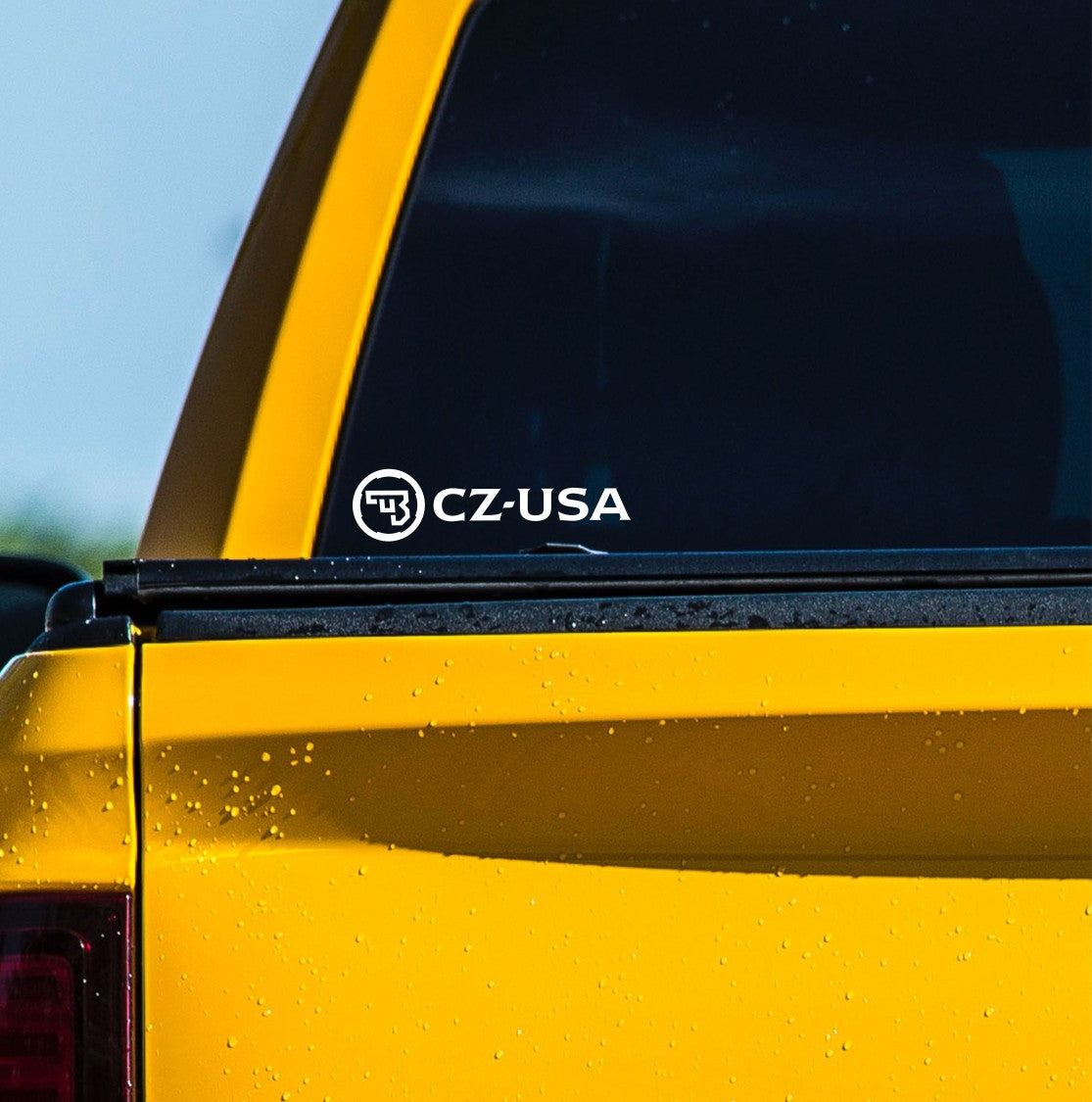 CZ USA decal, firearm decal, car decal sticker