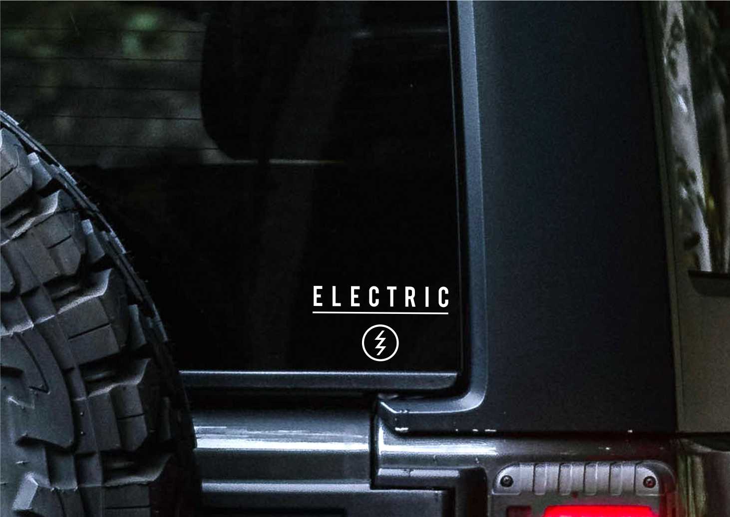 Electric California decal B, sticker