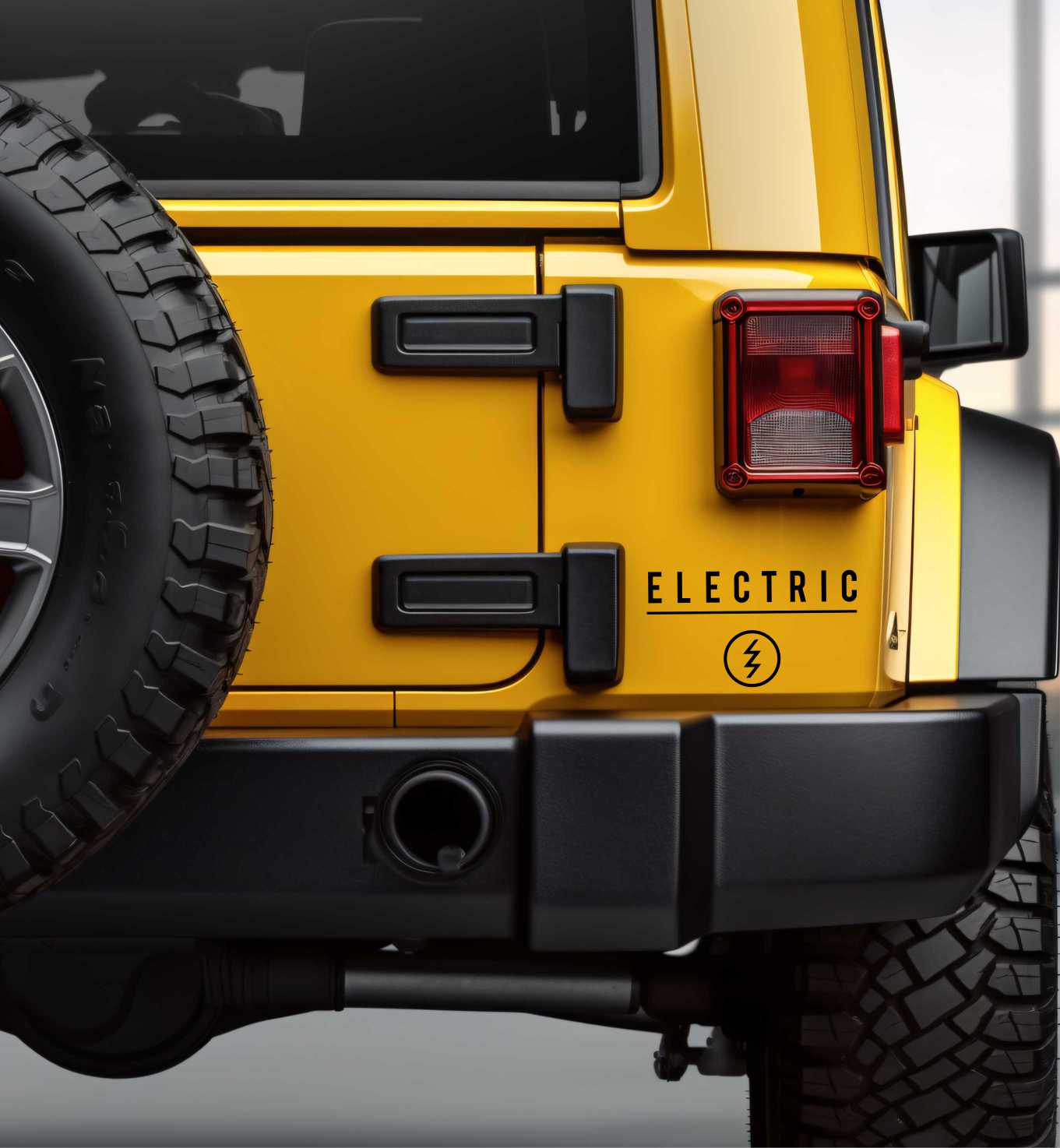 Electric California decal B, sticker