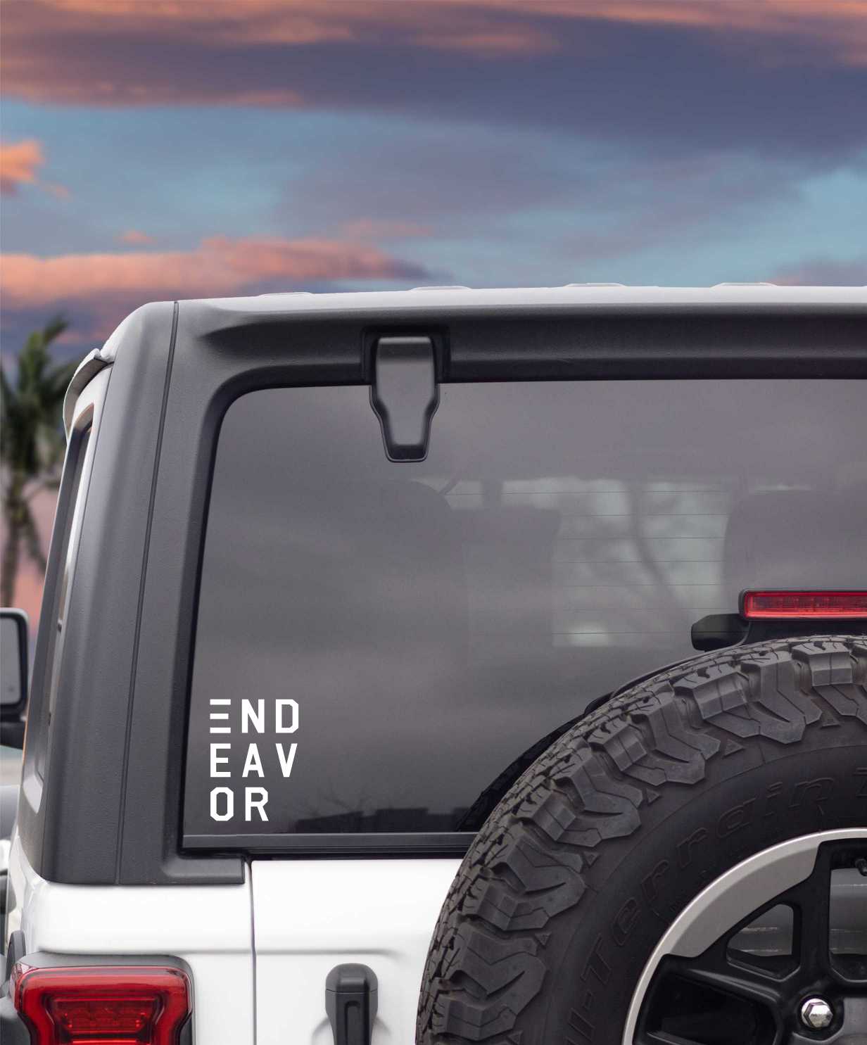 Endeavor Snowboards decal B, sticker 