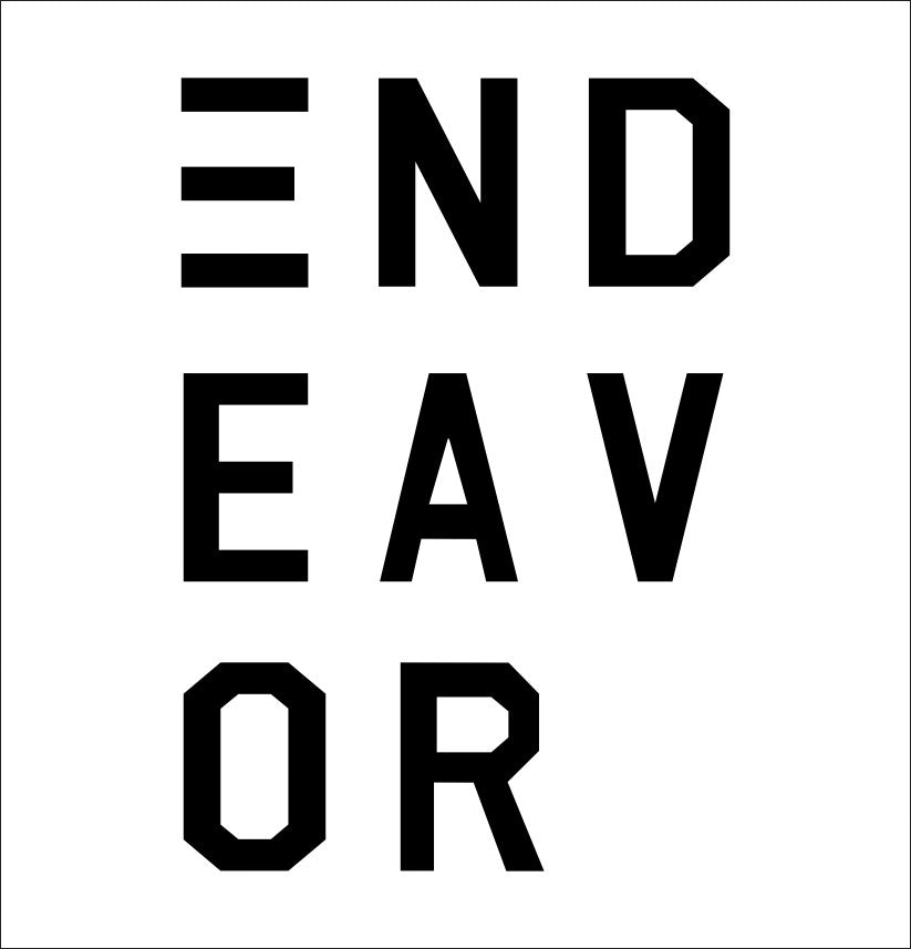 Endeavor Snowboards decal B, sticker 