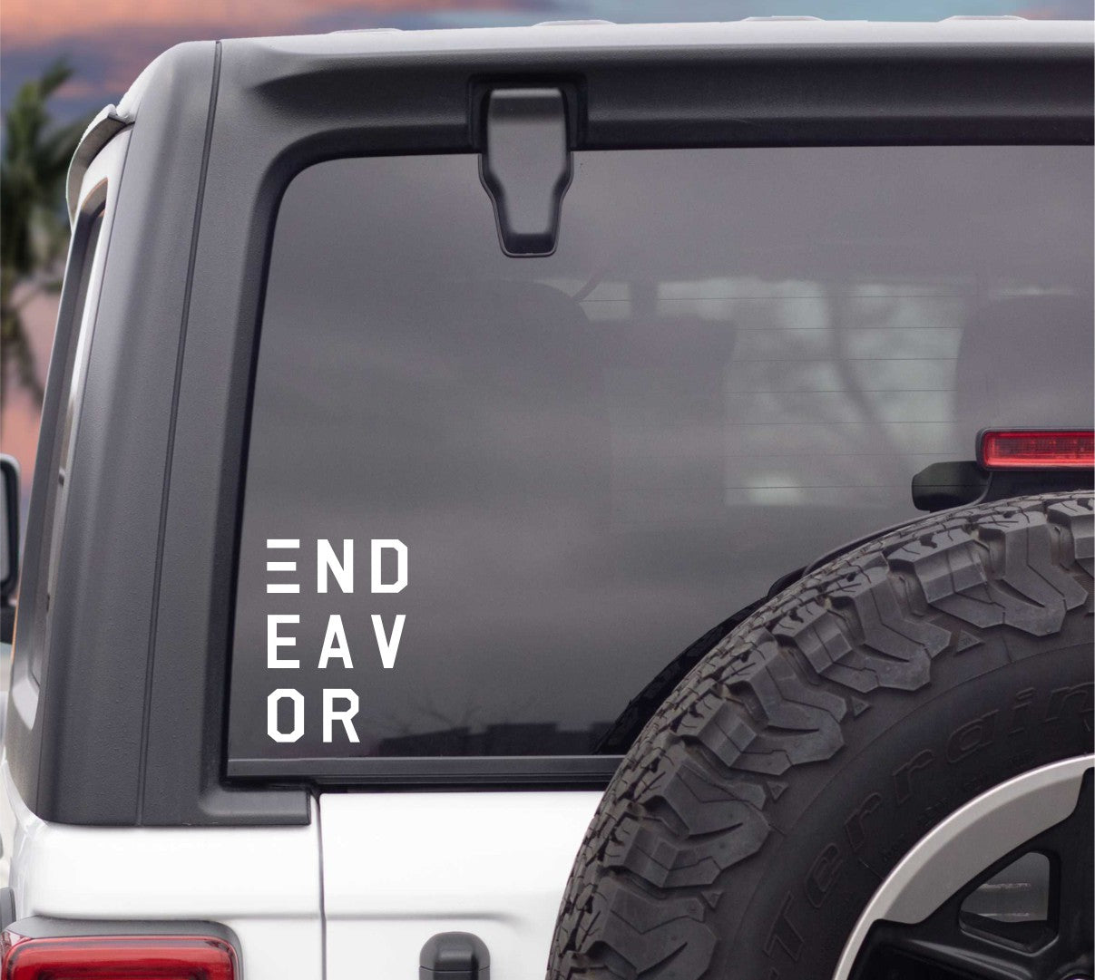 Endeavor Snowboards decal B, sticker 