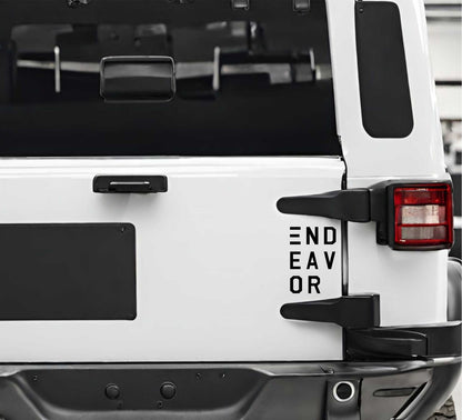 Endeavor Snowboards decal B, sticker 
