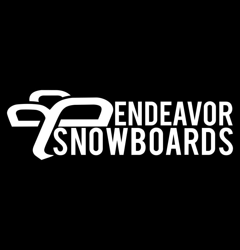 Endeavor Snowboards decal, sticker