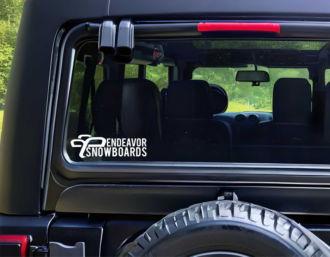 Endeavor Snowboards decal, sticker