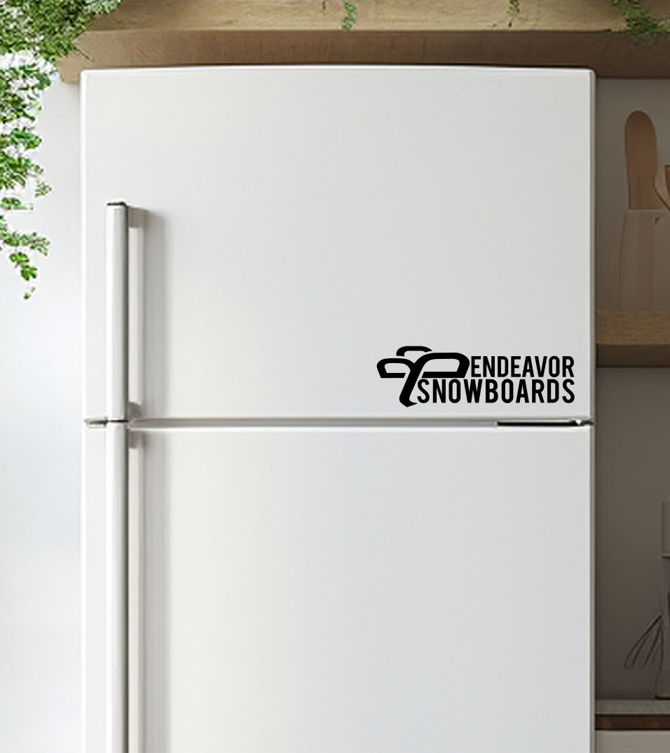 Endeavor Snowboards decal, sticker